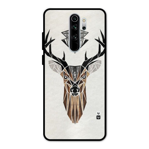 Aesthetic Deer Design Metal Back Case for Redmi Note 8 Pro