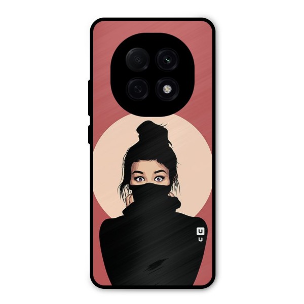 Aesthetic Digital Art Girl Metal Back Case for Oppo F29 Pro