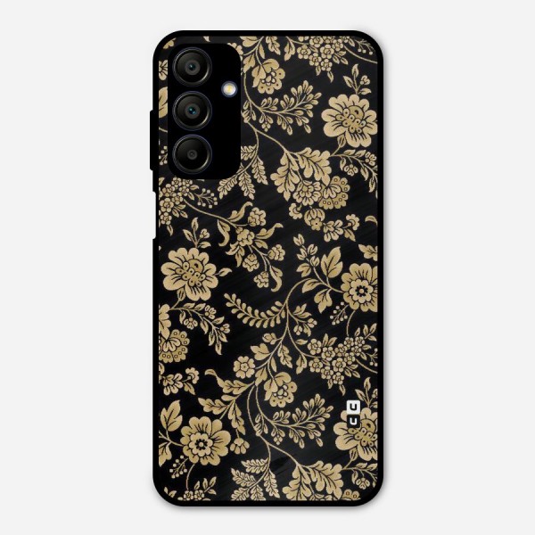 Aesthetic Golden Design Metal Back Case for Galaxy A15 5G