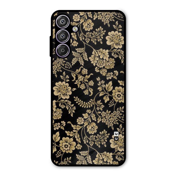 Aesthetic Golden Design Metal Back Case for Galaxy F15