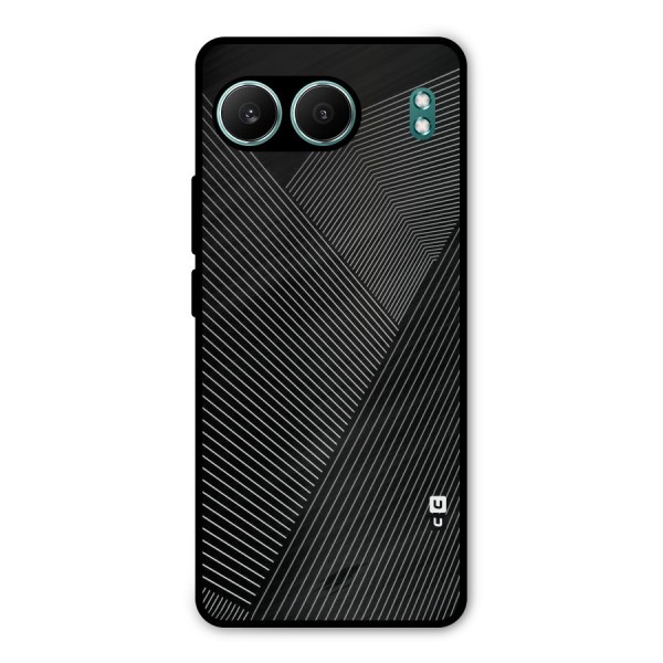 Aesthetic White Stripes Metal Back Case for OnePlus Nord 4