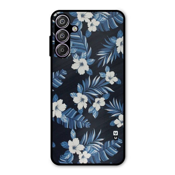 Aesthicity Floral Metal Back Case for Galaxy F15