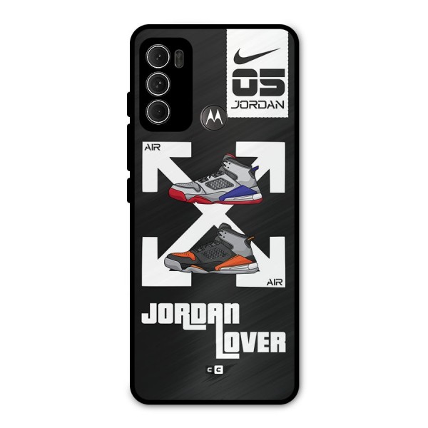 Air Shoe Lover Metal Back Case for Moto G60
