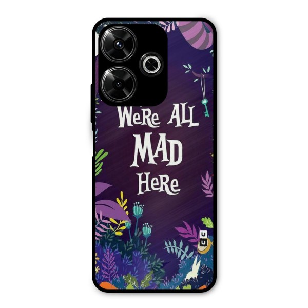 All Mad Metal Back Case for Poco M6 Plus