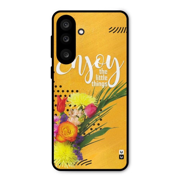 Always Enjoy Little Things Metal Back Case for Galaxy M56