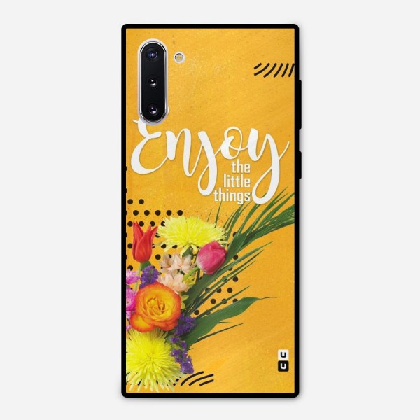 Always Enjoy Little Things Metal Back Case for Galaxy Note 10