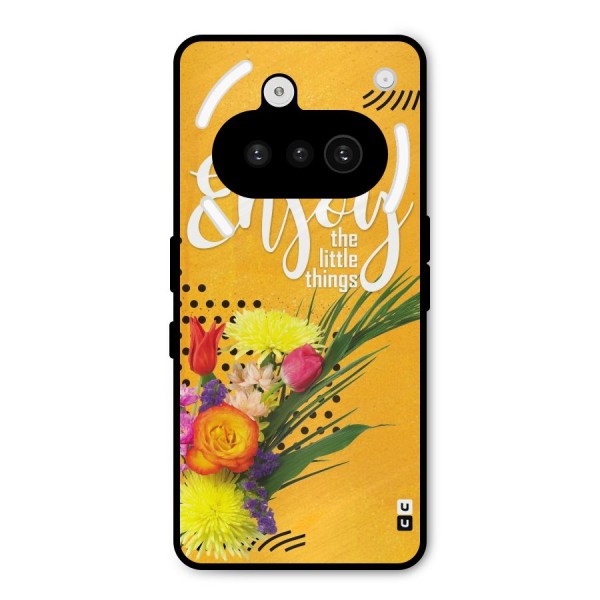Always Enjoy Little Things Metal Back Case for Nothing Phone 3a