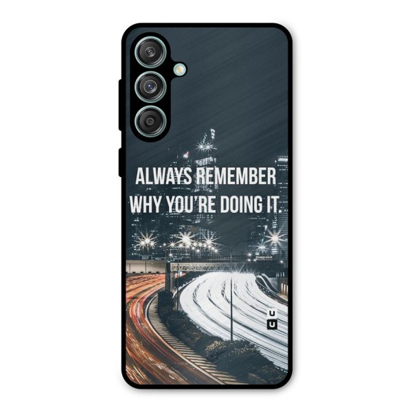 Always Remember Metal Back Case for Galaxy M55 5G