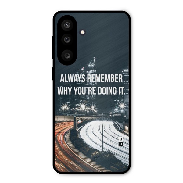 Always Remember Metal Back Case for Galaxy M56