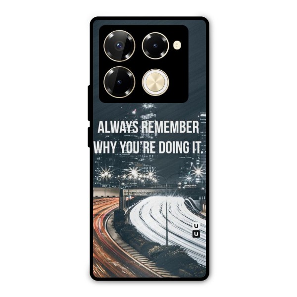 Always Remember Metal Back Case for Infinix Note 40 Pro