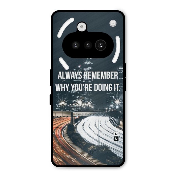 Always Remember Metal Back Case for Nothing Phone 3a
