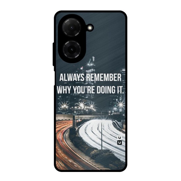 Always Remember Metal Back Case for Poco C71