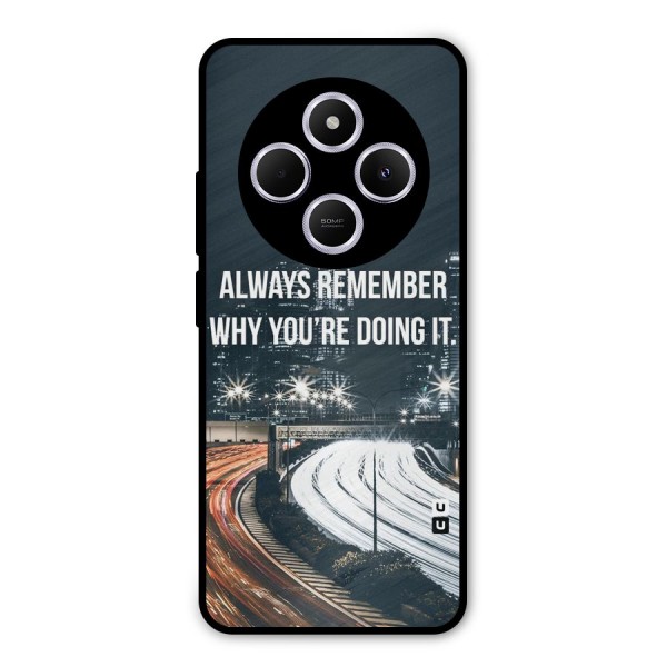 Always Remember Metal Back Case for Poco C75 5G