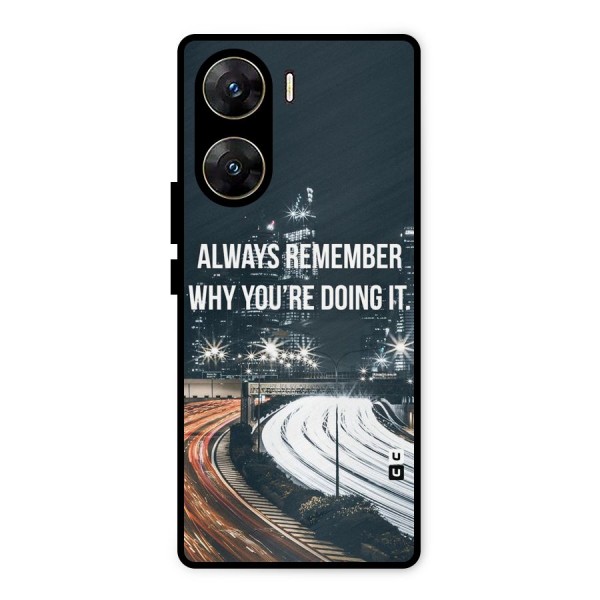 Always Remember Metal Back Case for Vivo V29e