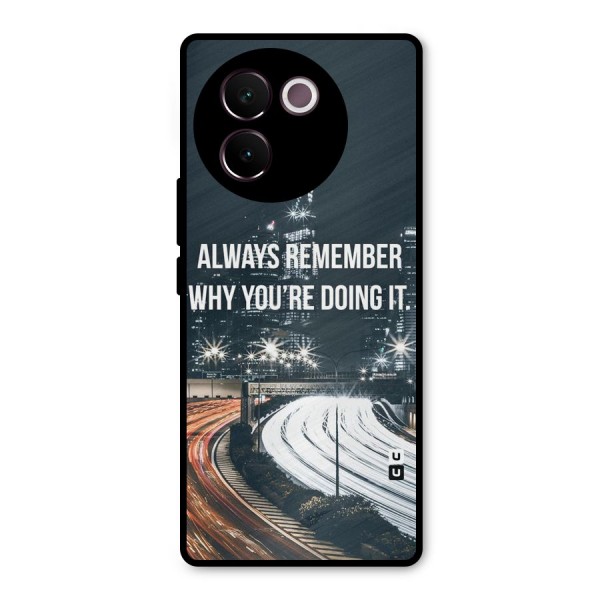 Always Remember Metal Back Case for Vivo V30e