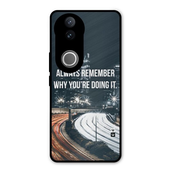 Always Remember Metal Back Case for Vivo V50e