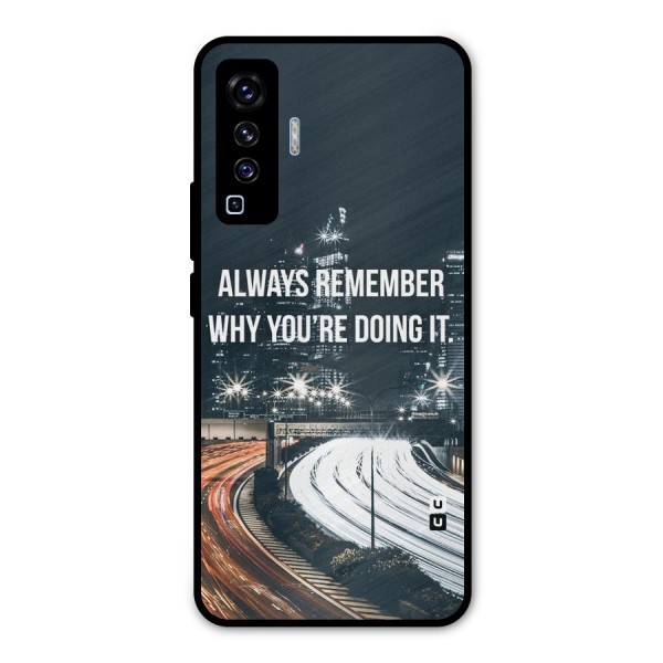 Always Remember Metal Back Case for Vivo X50