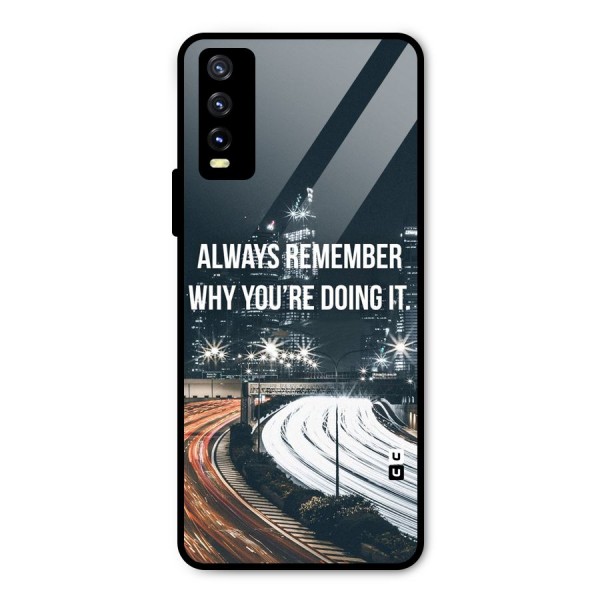 Always Remember Metal Back Case for Vivo Y20i