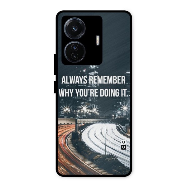 Always Remember Metal Back Case for iQOO Z6