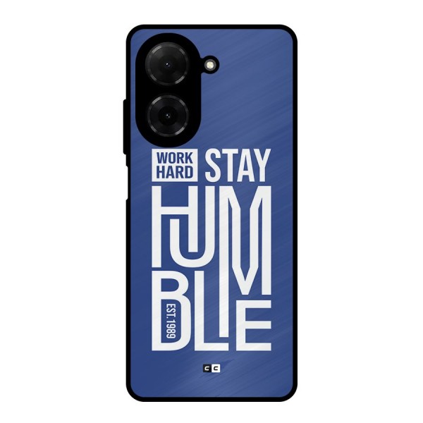 Always Stay Humble Metal Back Case for Redmi A5 4G
