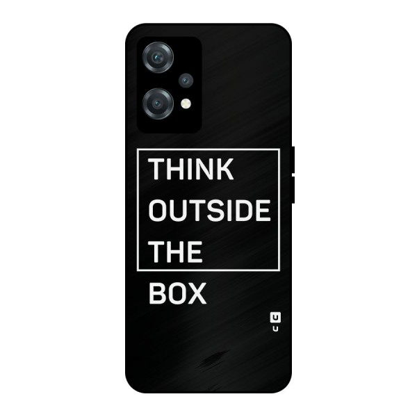 Always Think Outside Metal Back Case for OnePlus Nord CE 2 Lite 5G