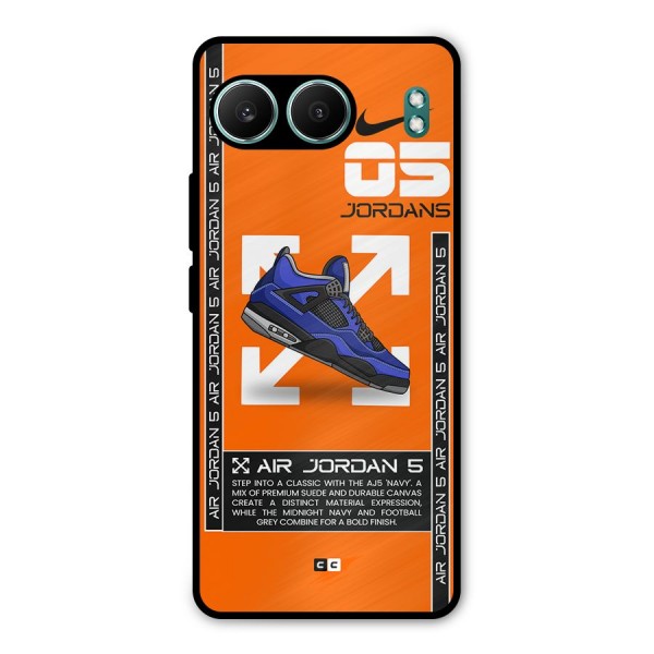Amazing Air Shoes Metal Back Case for OnePlus Nord 4