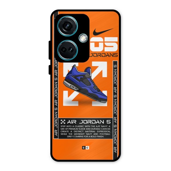 Amazing Air Shoes Metal Back Case for OnePlus Nord CE 3 5G