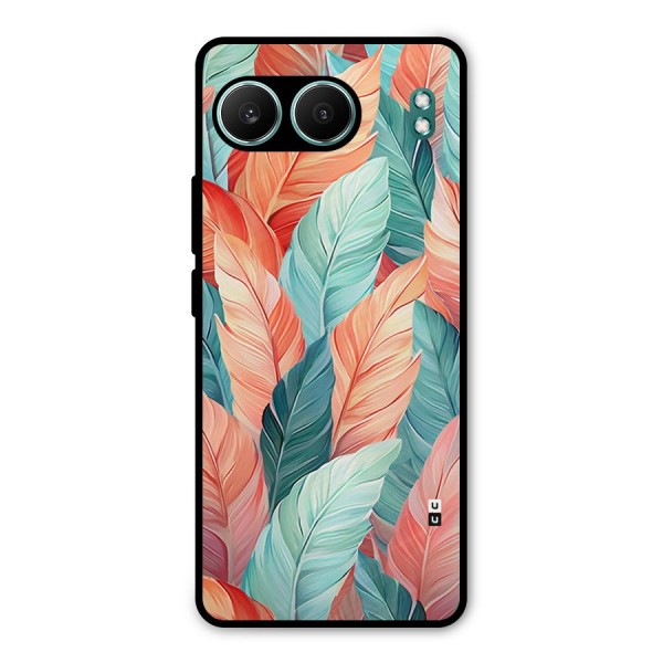 Amazing Colorful Leaves Metal Back Case for OnePlus Nord 4
