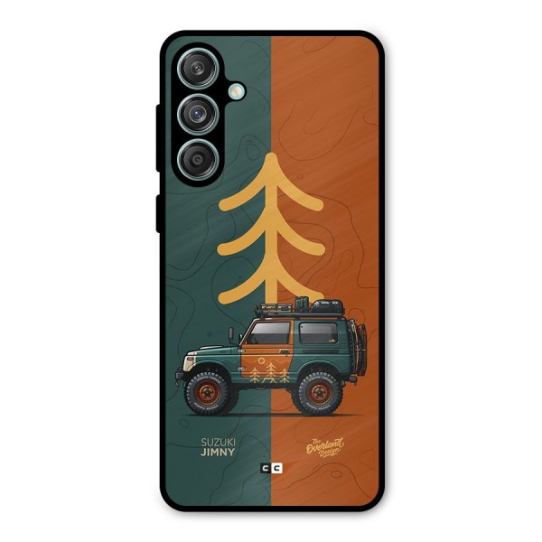 Amazing Defence Car Metal Back Case for Galaxy M55 5G