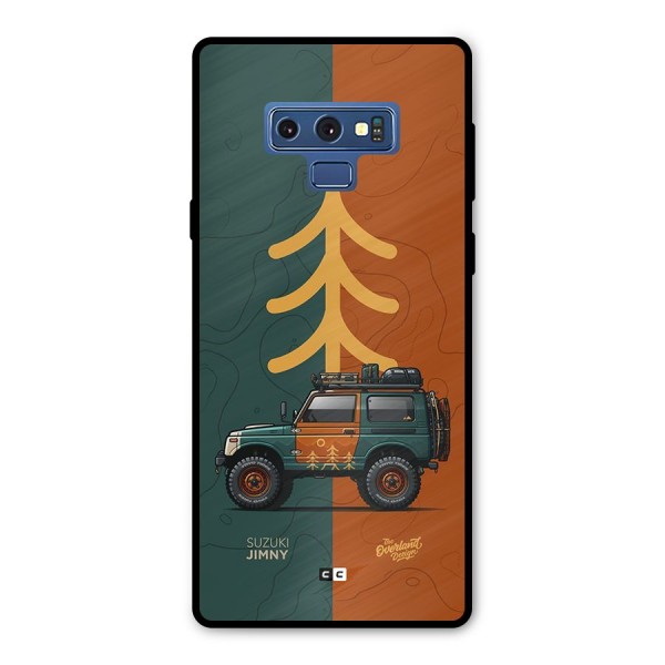 Amazing Defence Car Metal Back Case for Galaxy Note 9
