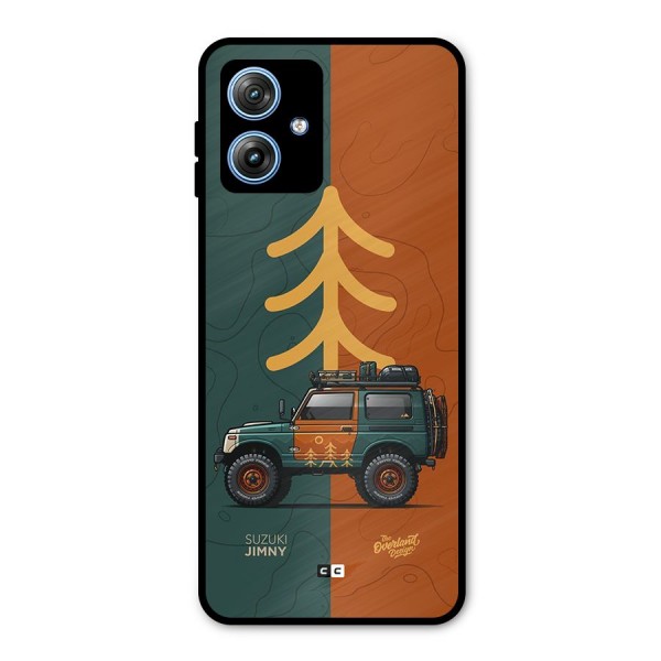 Amazing Defence Car Metal Back Case for Moto G54