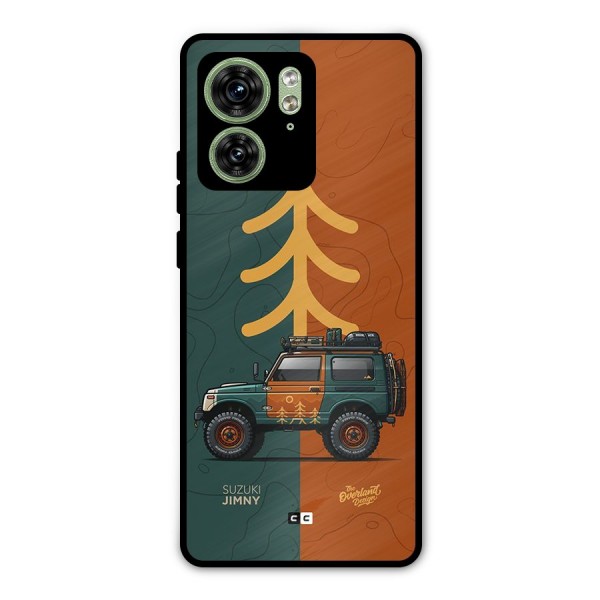 Amazing Defence Car Metal Back Case for Motorola Edge 40 5G