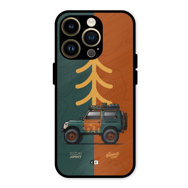 Amazing Defence Car Metal Back Case for iPhone 14 Pro