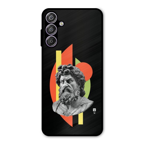Amazing Geometry Metal Back Case for Galaxy F15
