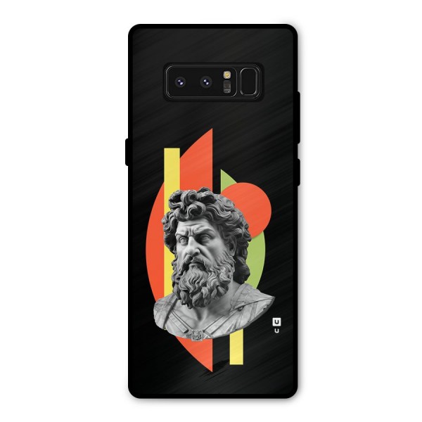 Amazing Geometry Metal Back Case for Galaxy Note 8