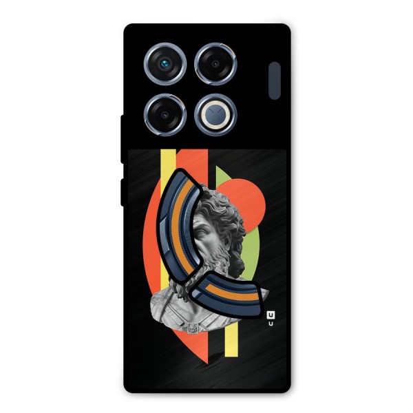 Amazing Geometry Metal Back Case for Infinix GT 20 Pro