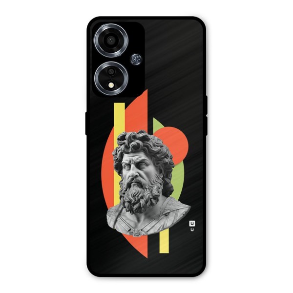 Amazing Geometry Metal Back Case for Oppo A59