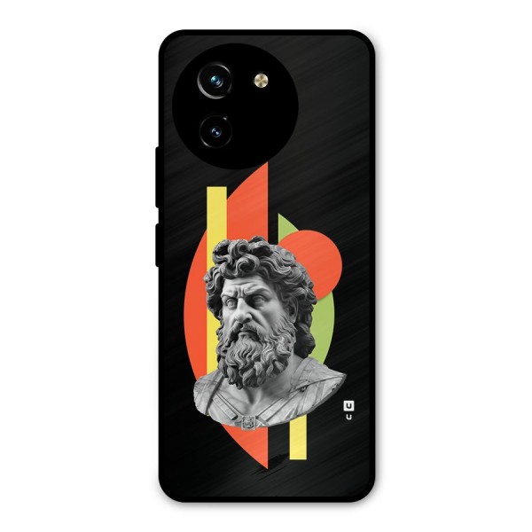 Amazing Geometry Metal Back Case for Vivo T3x