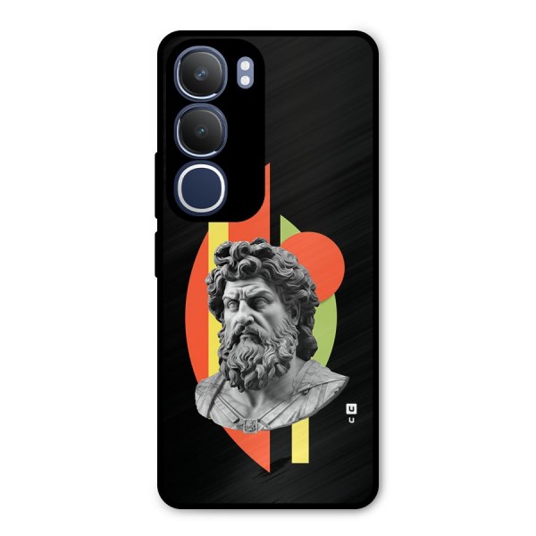 Amazing Geometry Metal Back Case for Vivo Y29