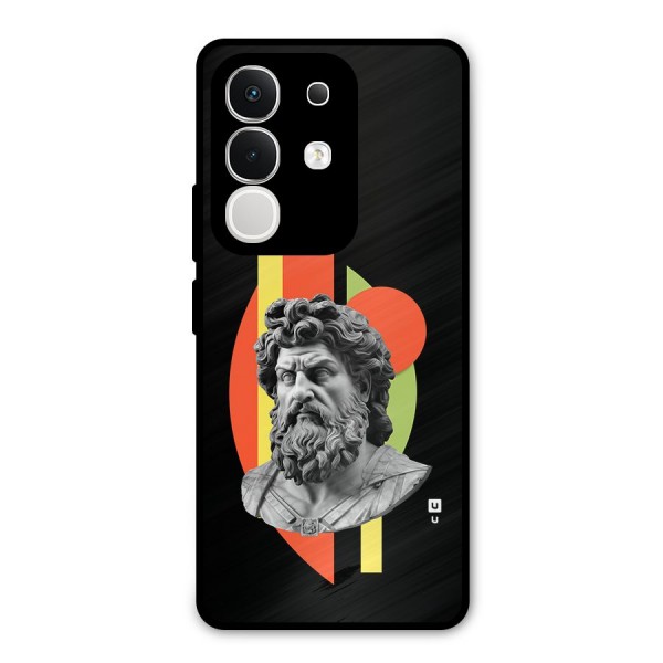 Amazing Geometry Metal Back Case for iQOO Z10x