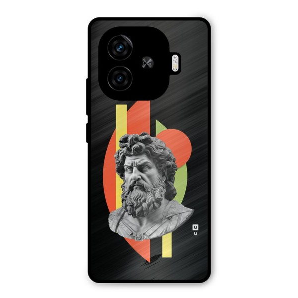 Amazing Geometry Metal Back Case for iQOO Z9 Turbo