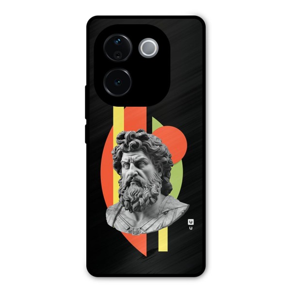 Amazing Geometry Metal Back Case for iQOO Z9s Pro