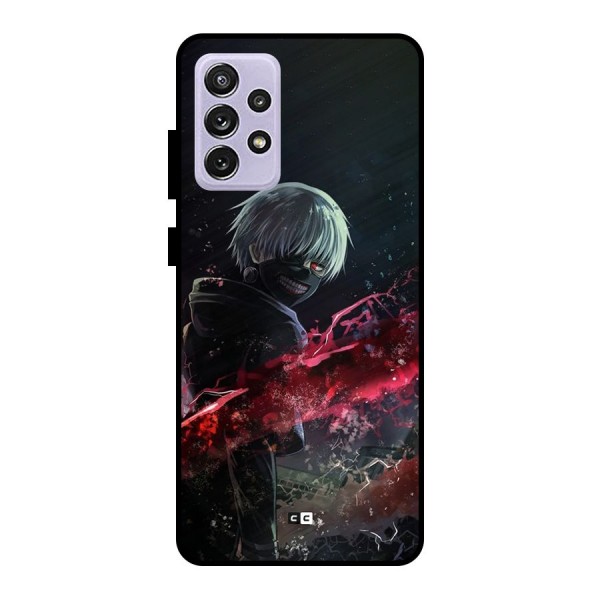 Amazing Ken Kaneki Metal Back Case for Galaxy A72