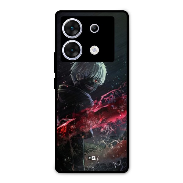 Amazing Ken Kaneki Metal Back Case for Infinix Zero 30 5G