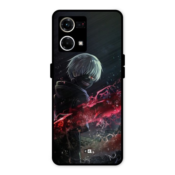 Amazing Ken Kaneki Metal Back Case for Oppo F21 Pro 4G