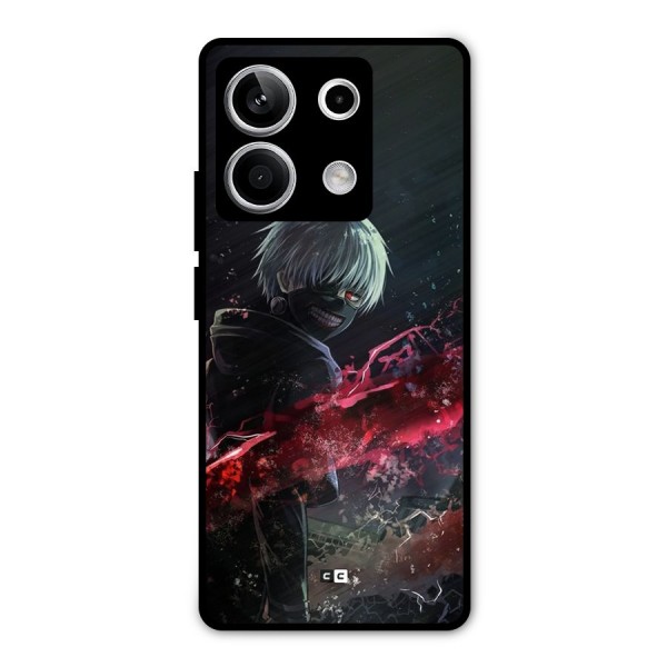 Amazing Ken Kaneki Metal Back Case for Redmi Note 13 5G