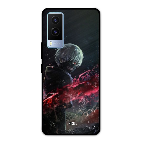 Amazing Ken Kaneki Metal Back Case for Vivo V21e 5G