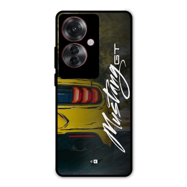 Amazing Mad Car Metal Back Case for Oppo F25 Pro