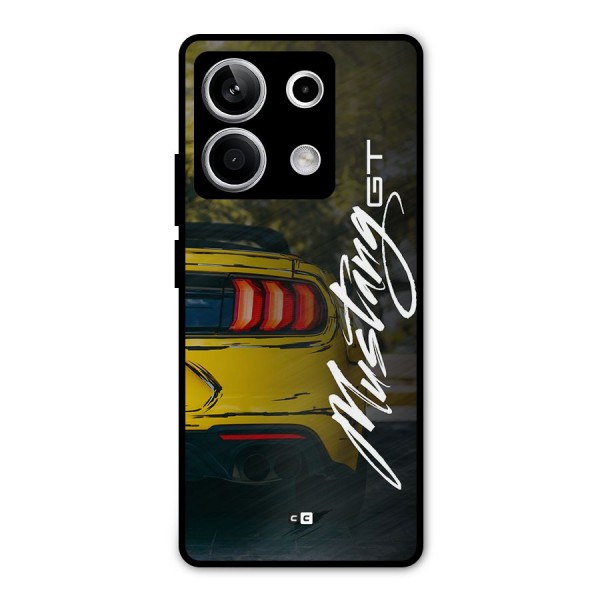 Amazing Mad Car Metal Back Case for Redmi Note 13 5G