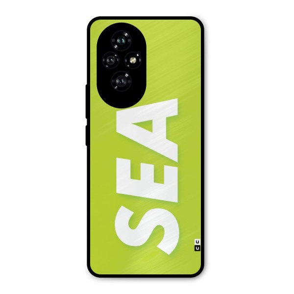 Amazing Sea Metal Back Case for Honor 200